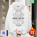 奥莱精品 2025新款 美式 秋冬季 青少年加绒加厚外套 连帽卫衣男士