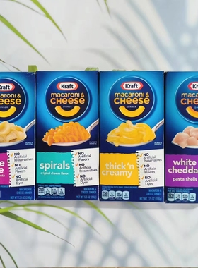 美国进口卡夫牌奶酪芝士通心粉意面烘焙用速食西餐Kraft Macaroni