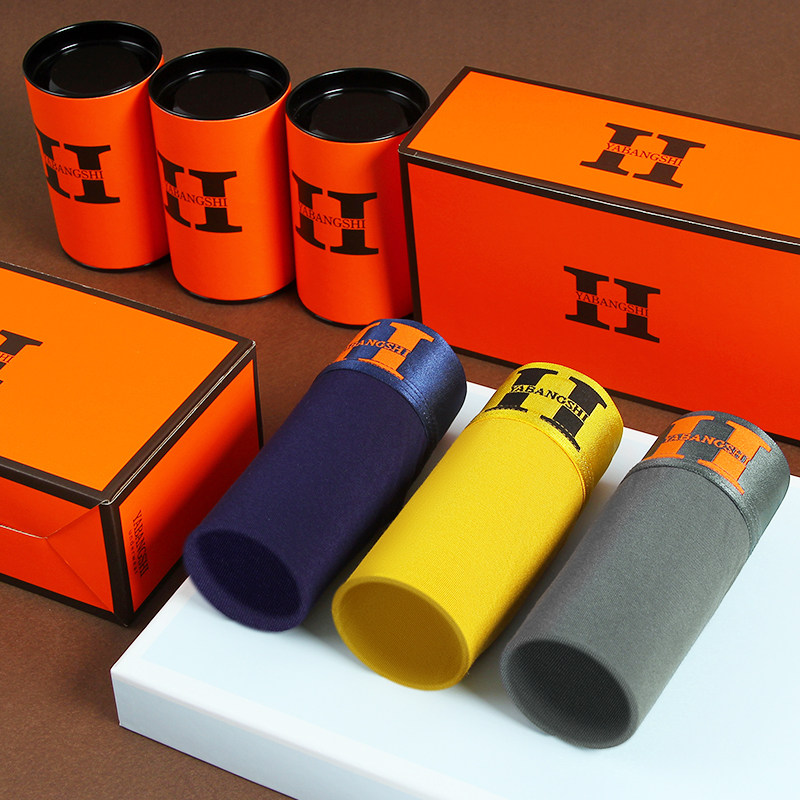 男士内裤磁石罐装莫代尔男生平角裤四角抗菌透气底裤盒装,女士内衣/男士内衣/家居服,男平角内裤,淘宝优惠券,粉丝福利购,淘宝优惠卷