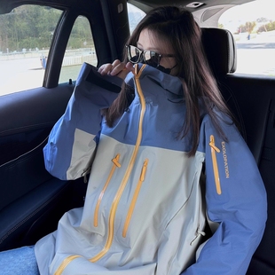 2025鸟家同款情侣春秋冬户外冲锋衣男女同款三合一防水防风登山服