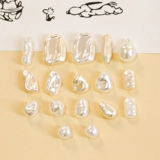 Ретро акриловые бусины из жемчуга, серьги ручной работы, аксессуар, аксессуары