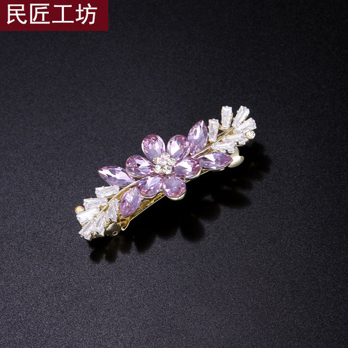 时尚风顶夹夏季2021年新款半扎发