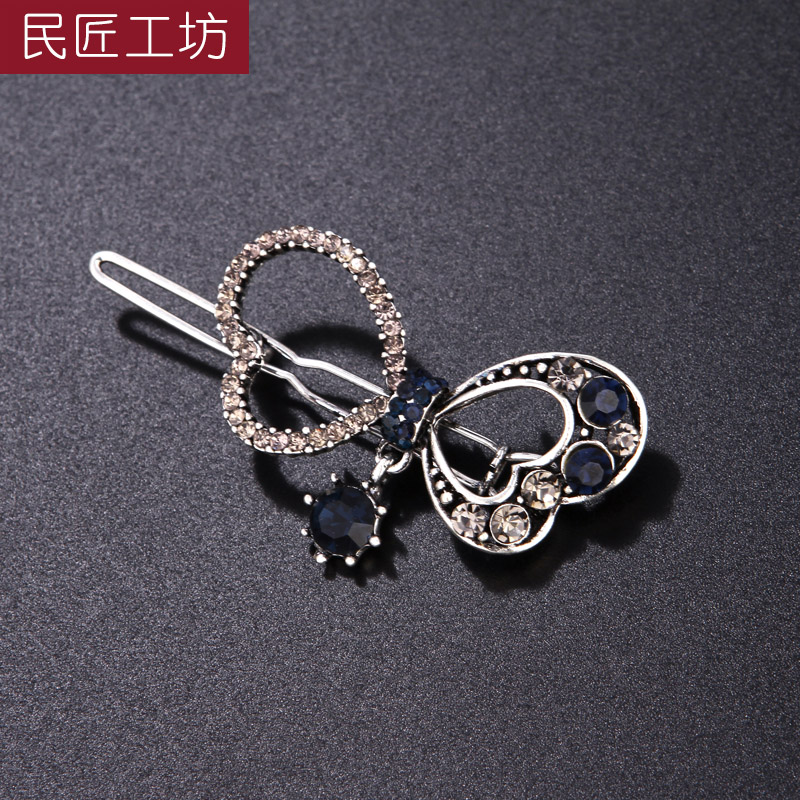 头饰发夹森系韩国少女网红侧边