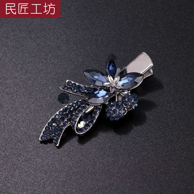 森系夏季仙美侧边夹子头饰