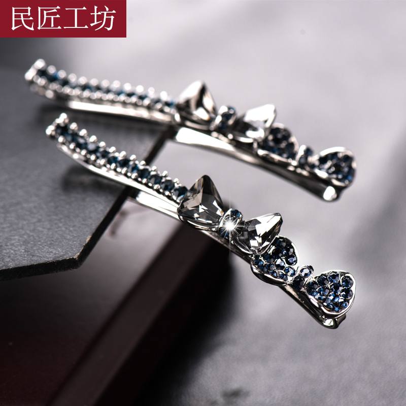 一字夹侧边简约风刘海气质发卡