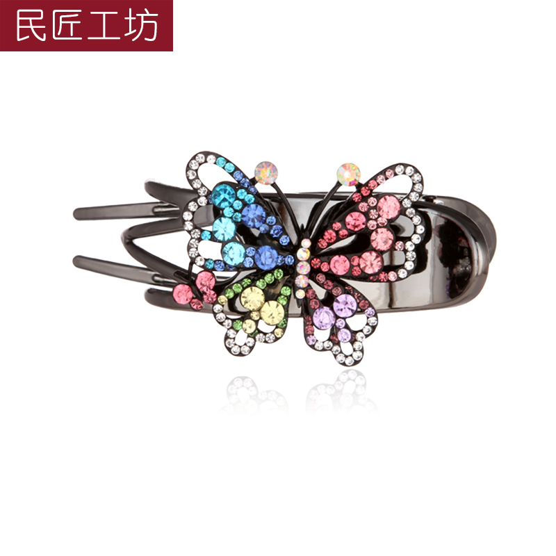 发夹韩国妈妈款三齿优雅气质头饰