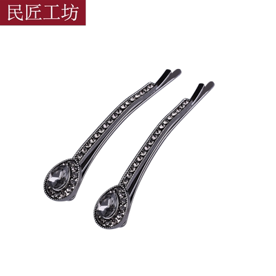 ins子一字少女网侧边刘海头饰