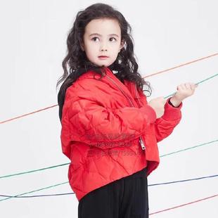 欧恰恰女童 百搭时尚带帽短款羽绒服开衫洋气E285290547