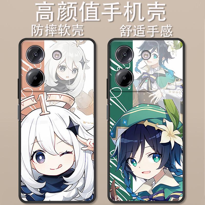 小米pocom7Pro卡通动漫创意防摔