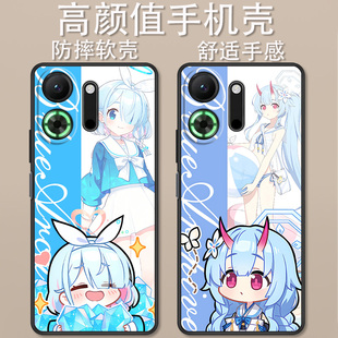 适用于OPPO K13 Turbo手机壳PLE110卡通蔚蓝档案阿洛娜优香创意可爱k13turboPro全包防摔高颜值定制保护套ins