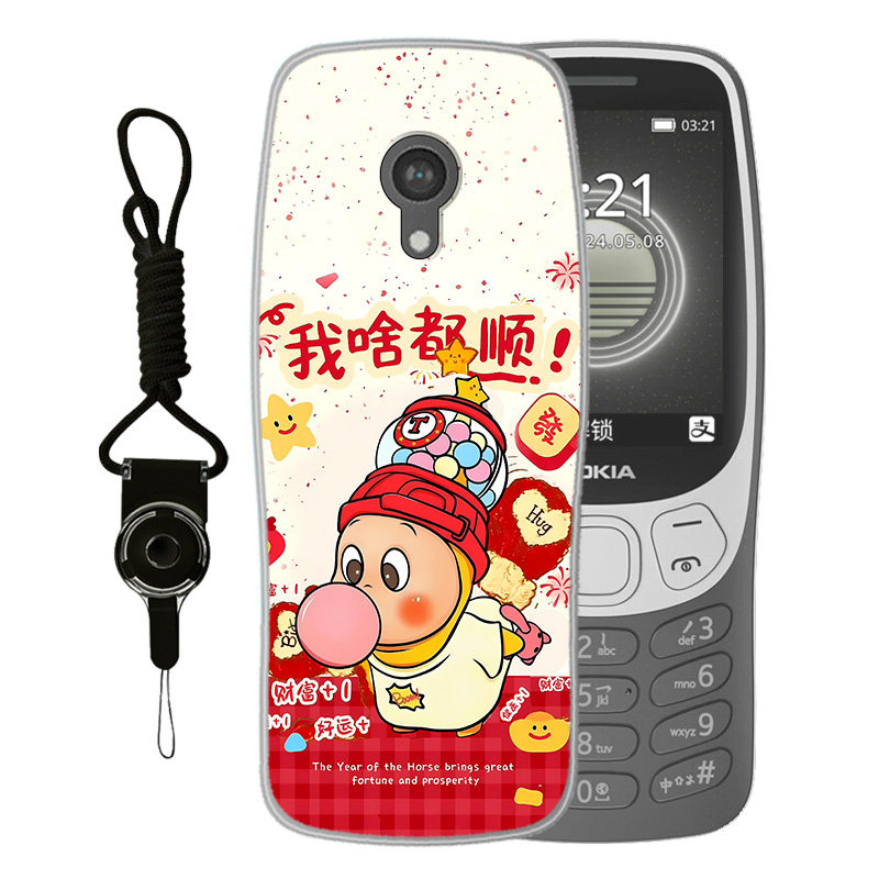 适用于诺基亚3210 4G手机壳2024版TA-1619卡通情侣款小清新星星人全包式防摔轻薄耐脏新款定制保护套ins风