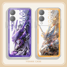 适用于vivoy36手机壳5G透白软壳机甲铠甲y36m全包防摔创意y36i炫酷战甲y33t时尚高颜值男女款定制保护套