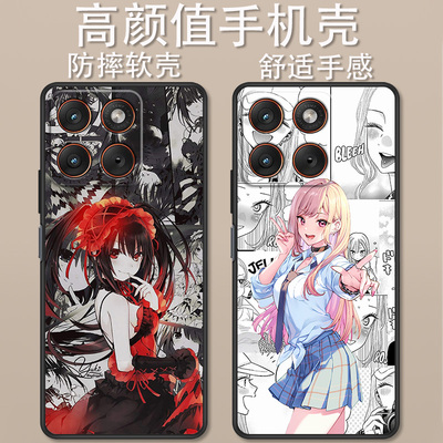 适用于摩托罗拉x70Air手机壳XT2601-1卡通动漫波吉史迪仔创意可爱全包防摔motoX70AirPro高颜值定制保护套ins