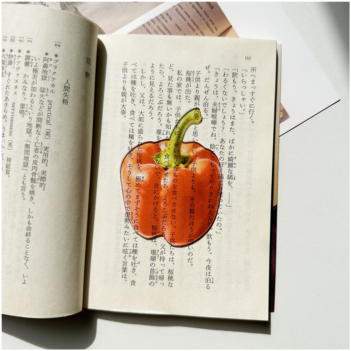 辣椒土豆玉米书签亚克力透光