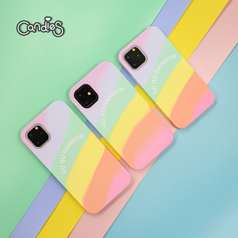 Candies 手机壳iphone11pro Max硅胶超薄彩虹女防摔创意ins风软壳