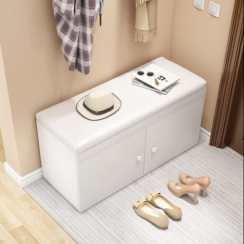 家用门口鞋柜换鞋凳靠墙一体柜大容量入户玄关柜可坐收纳凳储物凳,住宅家具,鞋柜,淘宝优惠券,粉丝福利购,淘宝优惠卷
