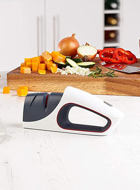 美国Zyliss 家用快速磨刀器  多功能磨刀神器手动磨刀石磨菜刀