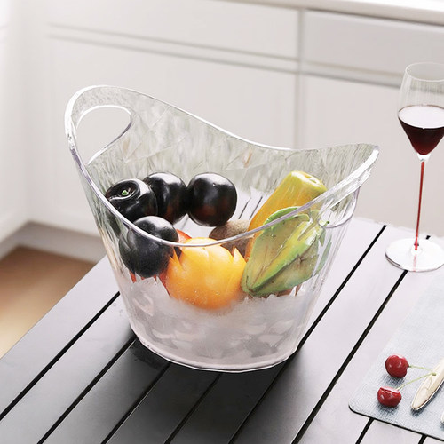 德国产原装进口Koziol 摔不烂冰桶 冰镇水果饮料啤酒桶果盆果篮6L