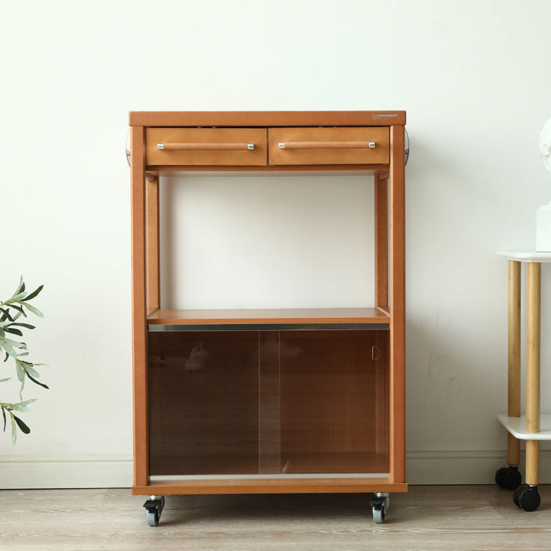 意大利原装进口Foppapedretti厨具收纳推车 创意木质可移动收纳柜