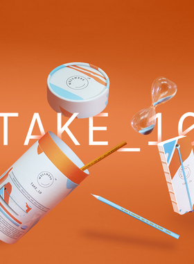 英国Luckies 正念减压十分钟/Take 10 日记铅笔沙漏套装 礼物