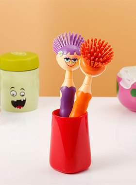 德国原装进口Haug bursten 趣味造型餐具刷 厨房清洁刷锅碟碗刷子