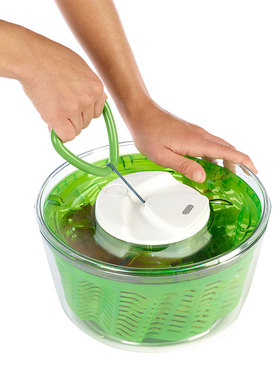 美国Zyliss 抽绳式甩菜器 手动果蔬脱水器甩水器便捷洗菜器甩菜篮