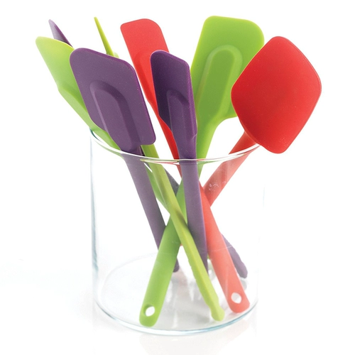 Французская кухонная кухонная экологически чистая силиконовая лопаточка, скребок и палочка для смешивания теста, инструменты для выпечки своими руками