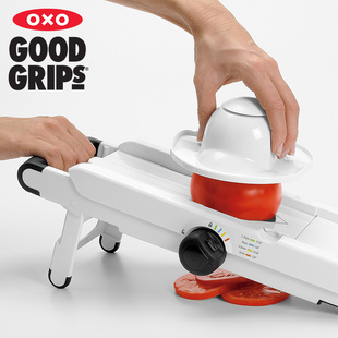 美国OXO 多功能切菜器刨丝器切片器可调厚度菜刀专业厨师切菜神器