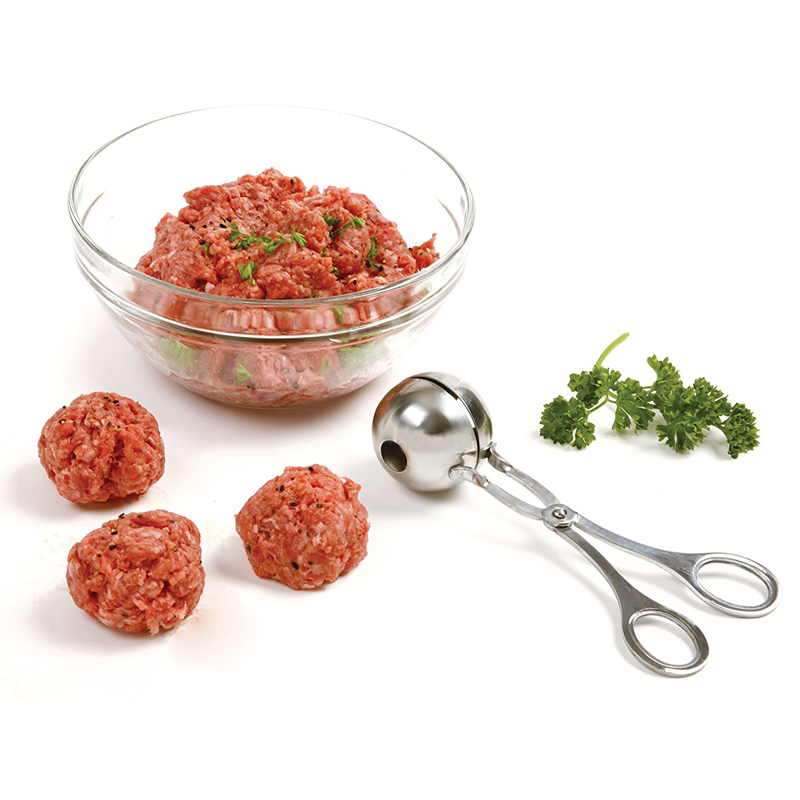 美国Norpro 创意不锈钢制作肉丸器 烘焙蛋糕巧克力丸子夹