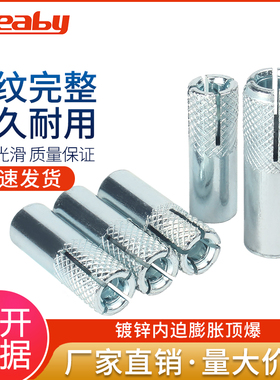 顶爆螺丝平爆内膨胀螺栓内爆壁虎拉爆爆炸铁涨管M6M8M10M12M16