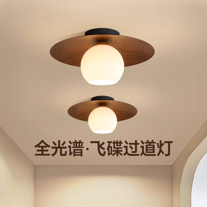 中古风过道走廊灯2026年新款吸顶灯卧室灯吸顶灯现代简约创意灯具
