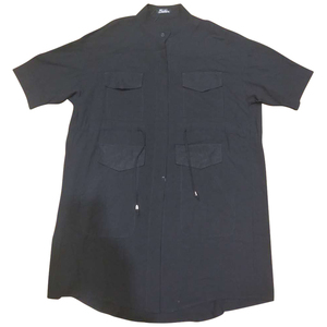 2025春夏潮男中长款长袖衬衫暗黑系发型师服装时尚休闲装 C66 P85图片