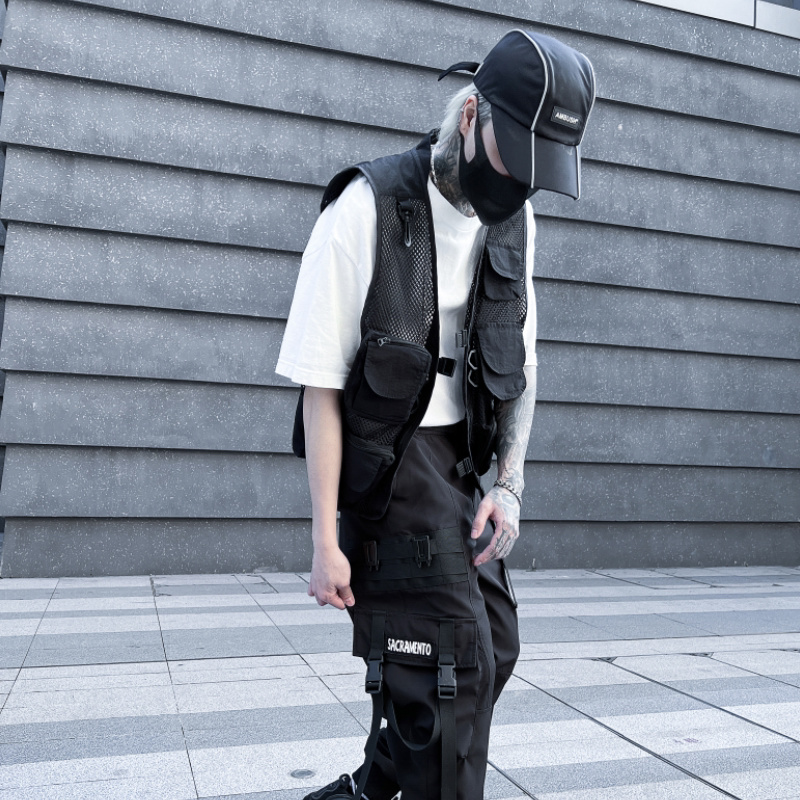 2025春夏新款宽松休闲立体工装袋马甲背心男潮流炸街MJ66P115,男装背心/马甲,星座101A-3