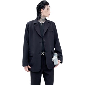秋冬小西装外套男高级韩版单西服休闲男士宽松西服上衣 XF16 P125图片