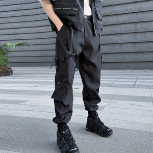 2025春季机能风工装裤男潮流宽松束脚休闲百搭ins长裤 K931 P105图片