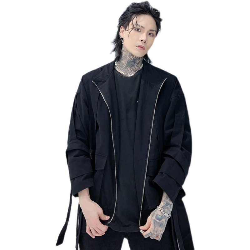 秋冬新款休闲男外套青年ins潮流帅气宽松夹克潮牌上衣W317P125,男装夹克,星座101A-3