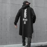 秋冬新款中长卫衣连帽套头休闲潮个性暗黑时尚外套CT689P85，女装短外套，星座101A-3