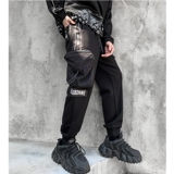 秋冬机能大口袋工装裤男抽绳小众青年潮流炸街宽松长裤K866P85，男装工装外套，星座101A-3