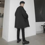 秋冬薄款披风暗黑潮牌ins男宽松休闲青年外套发型师服装W88P55，女装短外套，星座101A-3