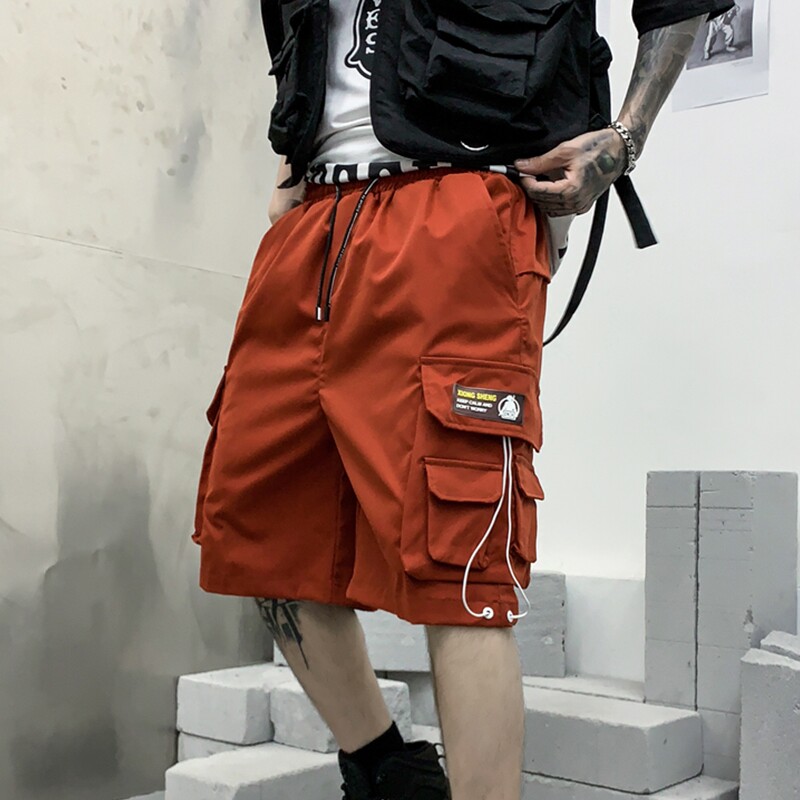 夏季男工装短裤潮牌ins炸街宽松日系五分裤潮流运动裤DK16P55,男装牛仔裤,星座101A-3