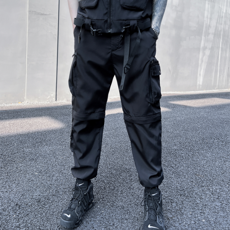 2025春季机能风伞兵工装裤男潮流宽松束脚青少年长裤K930P105,男装工装外套,星座101A-3