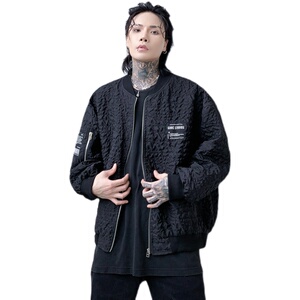 秋冬新款休闲男外套青年ins潮流帅气宽松夹克潮牌上衣 W316 P125图片