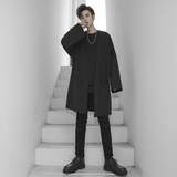 秋冬薄款披风暗黑潮牌ins男宽松休闲青年外套发型师服装W88P55，女装短外套，星座101A-3