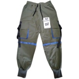 秋冬休闲裤男机能风宽松潮流炸街青春束脚工装裤子K878P65，男装工装外套，星座101A-3