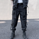 2025春机能风伞兵工装裤男潮流宽松束脚休闲立体袋长裤K939P115，男装工装外套，星座101A-3