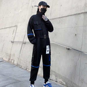 2025春夏工装机能风男士潮牌ins束脚休青春连体裤子 K906 P125图片