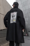秋冬男士呢大衣韩版中长款呢子外套男潮时尚印花大衣F405P125，女装短外套，星座101A-3