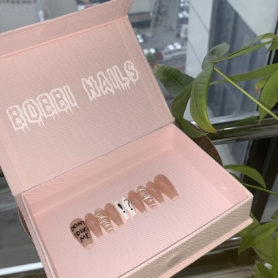 BOBBINAILS欧美DONTTOUCHME手绘可拆卸手工制作穿戴甲INS