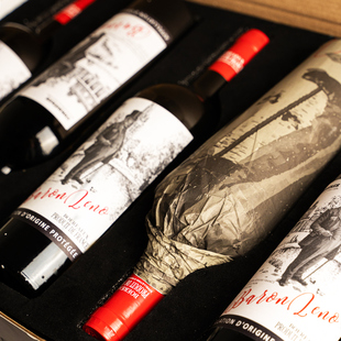 法国科比艾原瓶进口2019干红葡萄酒礼盒14度AOC红酒正品 混酿整箱