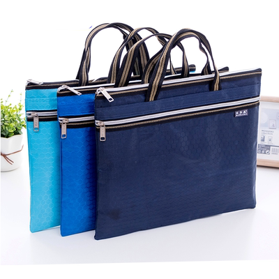 A4文件袋帆布大容量商务手提包